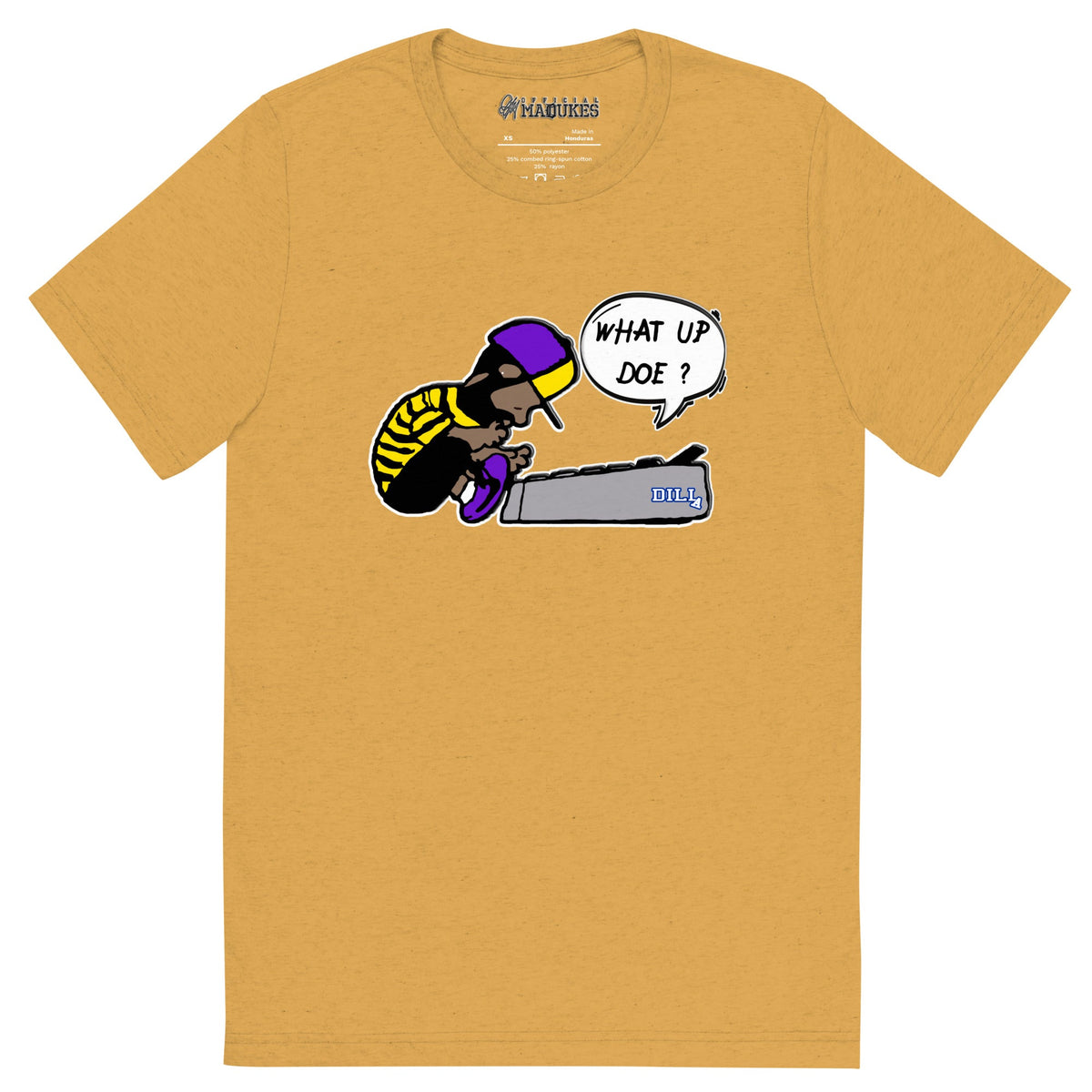 BACK BY DEMAND MYSTRO Yellow Short sleeve t-shirt - OFFICIAL MADUKES PRESENTS