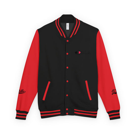 JAY DEE Heavyweight Letterman Jacket — front view