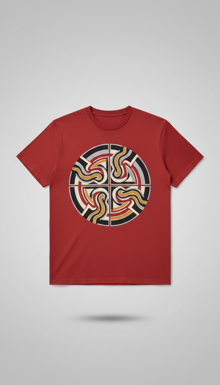 Heavyweight Cotton Tee With Legacy Print