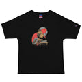 DEADLY MIKE RED Men's Champion T-Shirt - OFFICIAL MADUKES PRESENTS