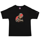 DEADLY MIKE RED Men's Champion T-Shirt - OFFICIAL MADUKES PRESENTS