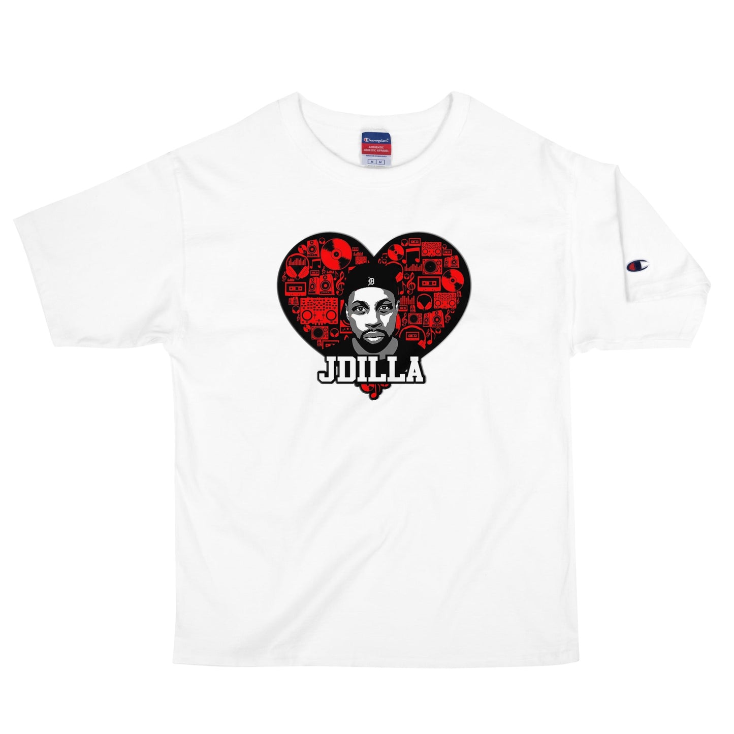 j dilla gear HEART J DILLA Champion T-Shirt
