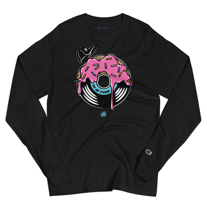 ED GUTTER DONUTS Men's Champion Long Sleeve Shirt - OFFICIAL MADUKES PRESENTS