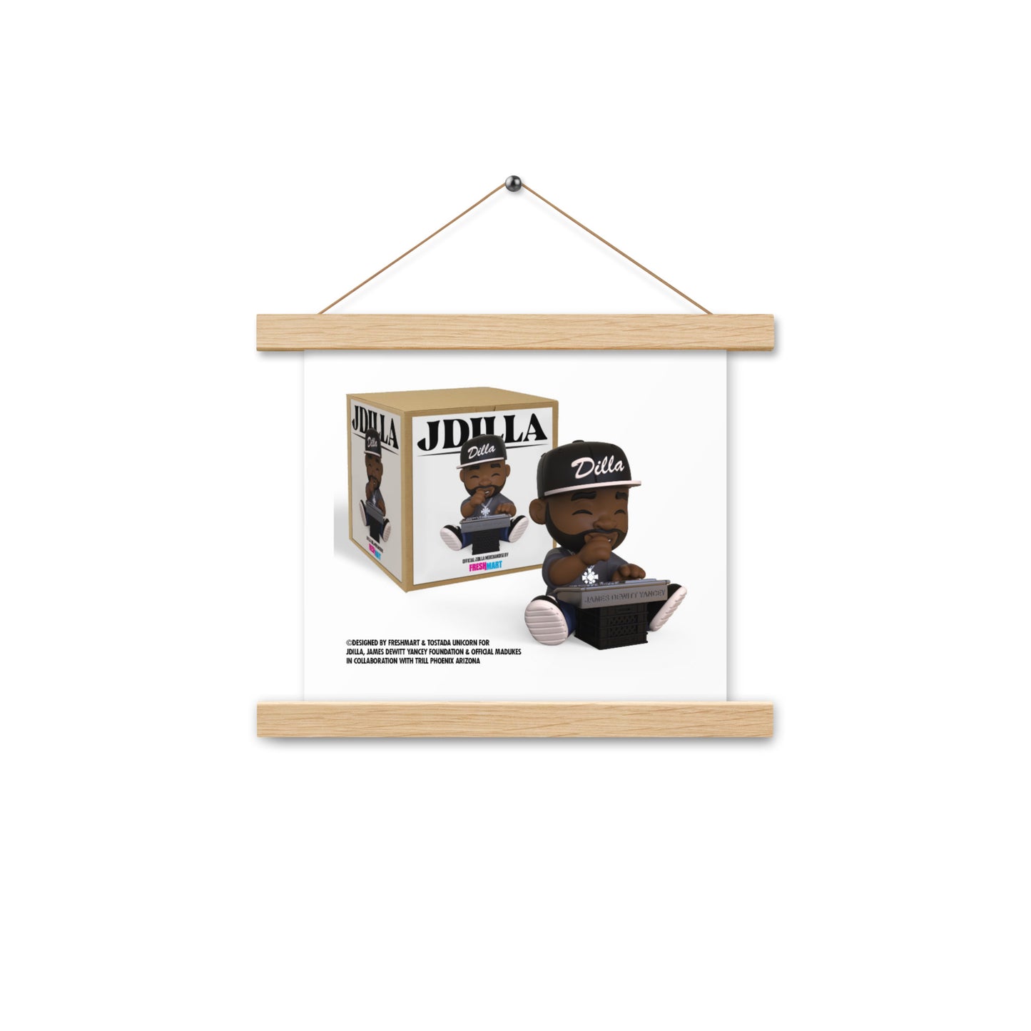 YOUNG DILLA Poster with hangers
