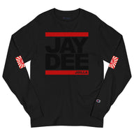 J Dilla Champion Long Sleeve Shirt | Official Madukes Legacy Apparel - Black / S