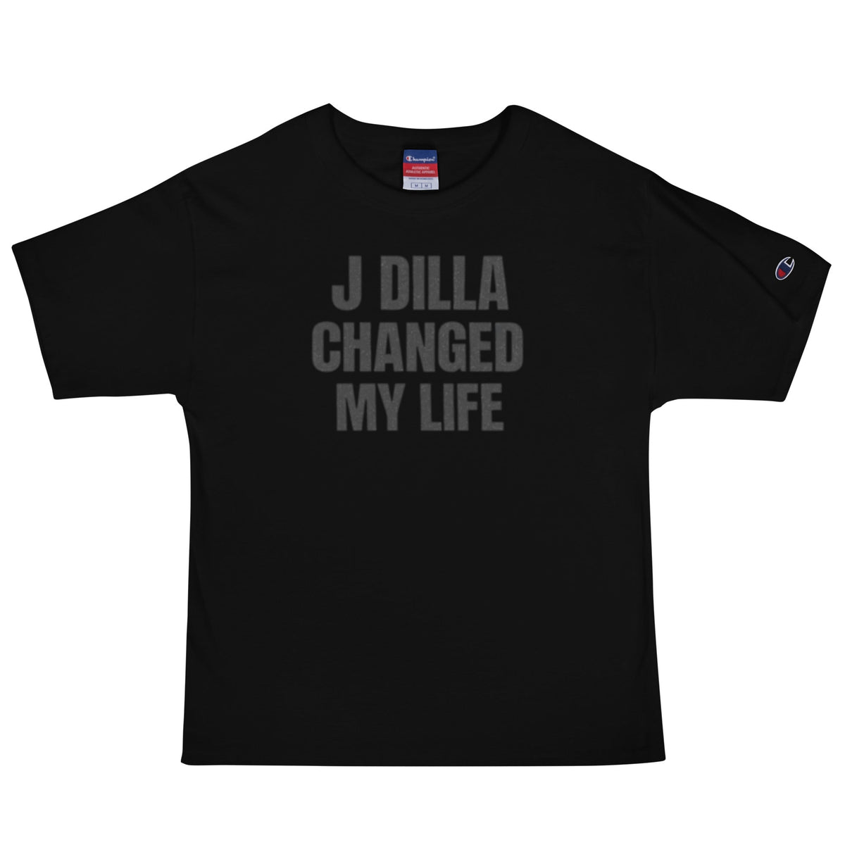 Black J Dilla Changed My Life Champion T-Shirt included in the Legacy Set