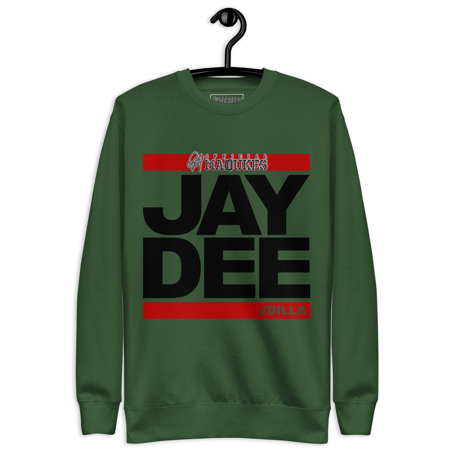 OFFICIAL MADUKES (JAY DEE / J DILLA) Unisex Premium Sweatshirt - OFFICIAL MADUKES PRESENTS