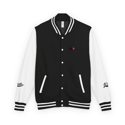JAY DEE Heavyweight Letterman Jacket — front view