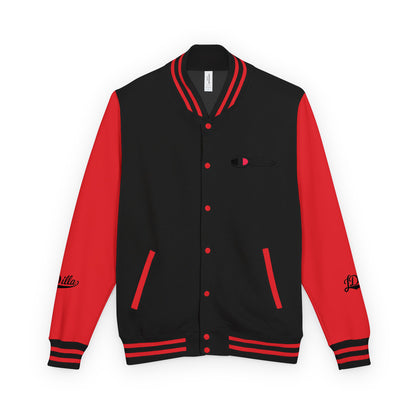 JAY DEE Heavyweight Letterman Jacket — front view