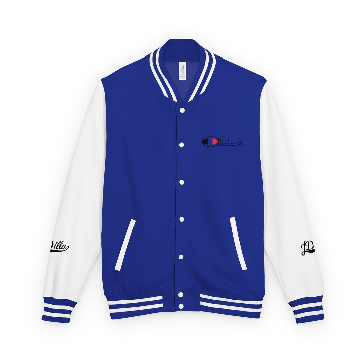 JAY DEE Heavyweight Letterman Jacket — front view
